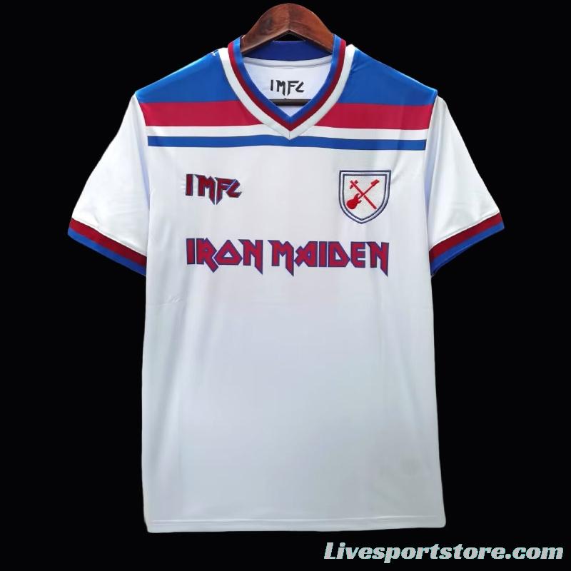 22/23 West Ham United Iron Maiden Away White Jersey