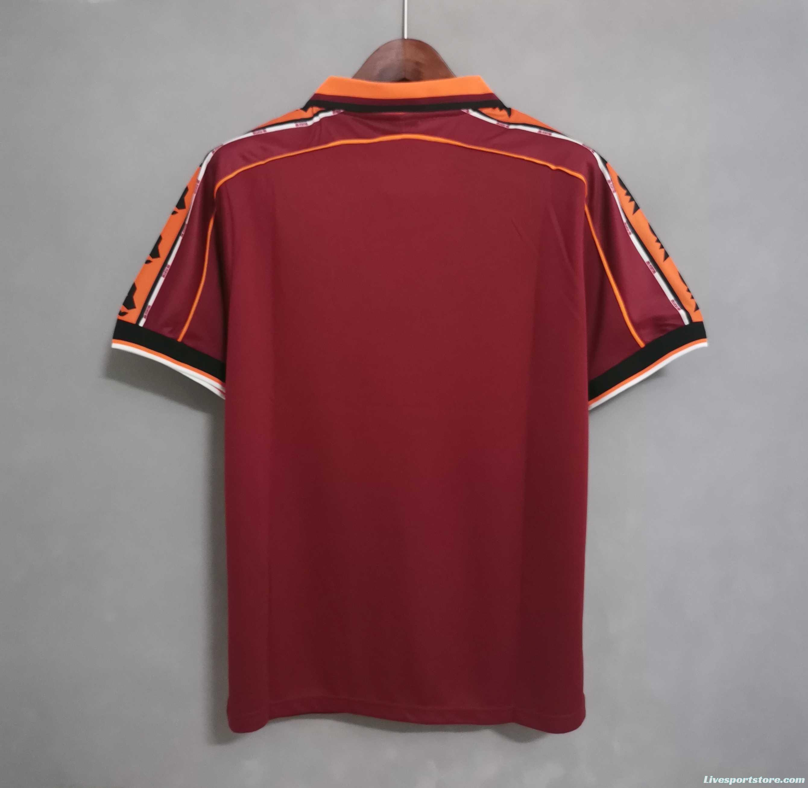 Retro 98 99 AS Roma Home Jersey