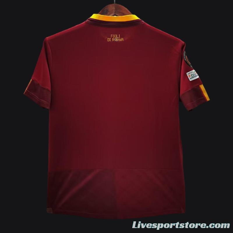 22/23 AS Roma Home Jersey Final Budapest Jersey  With Full Patches