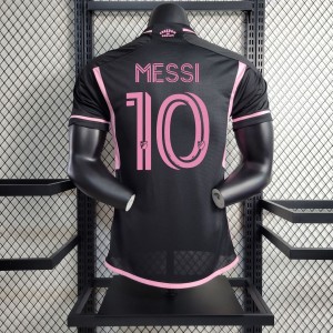 Player Version 23-24 Inter Miami Away MESSI  Black Jersey