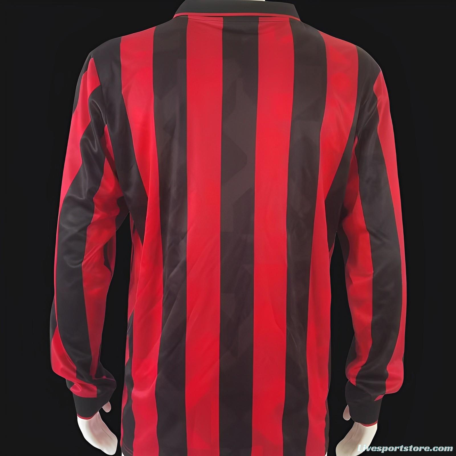 Retro 93/94 AC Home Long Sleeve Jersey