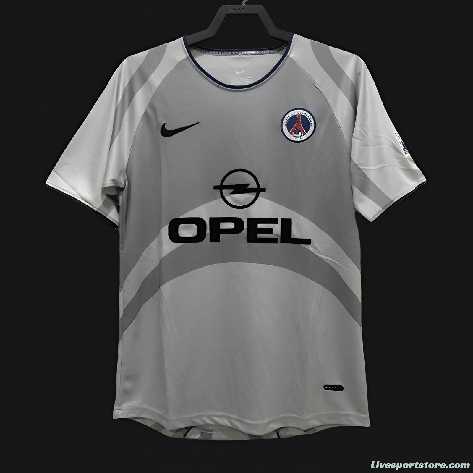 Retro 01/02 PSG Away Soccer Jersey