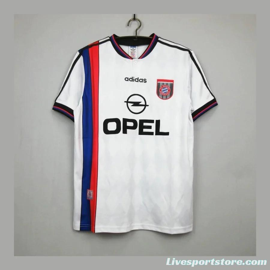 Retro 96/98 Bayern Munich Away White Jersey