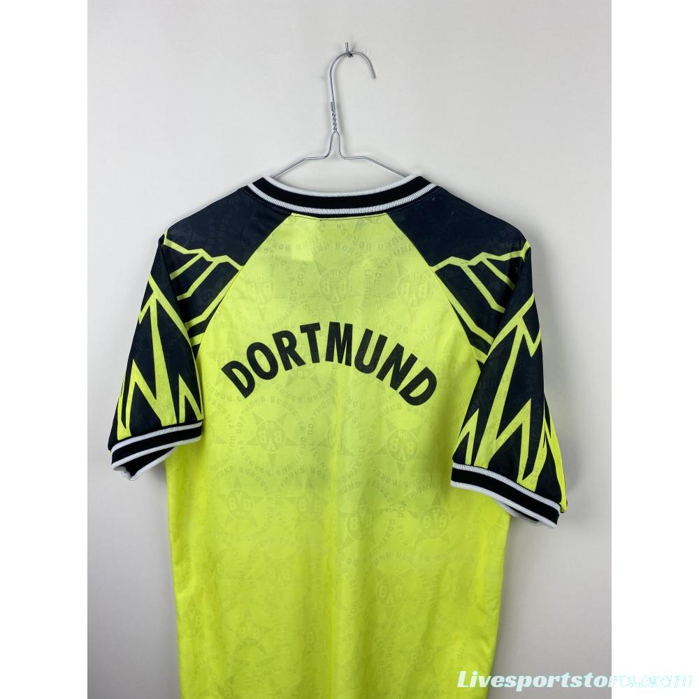 Retro 94/95 Borussia Dortmund Home Jersey