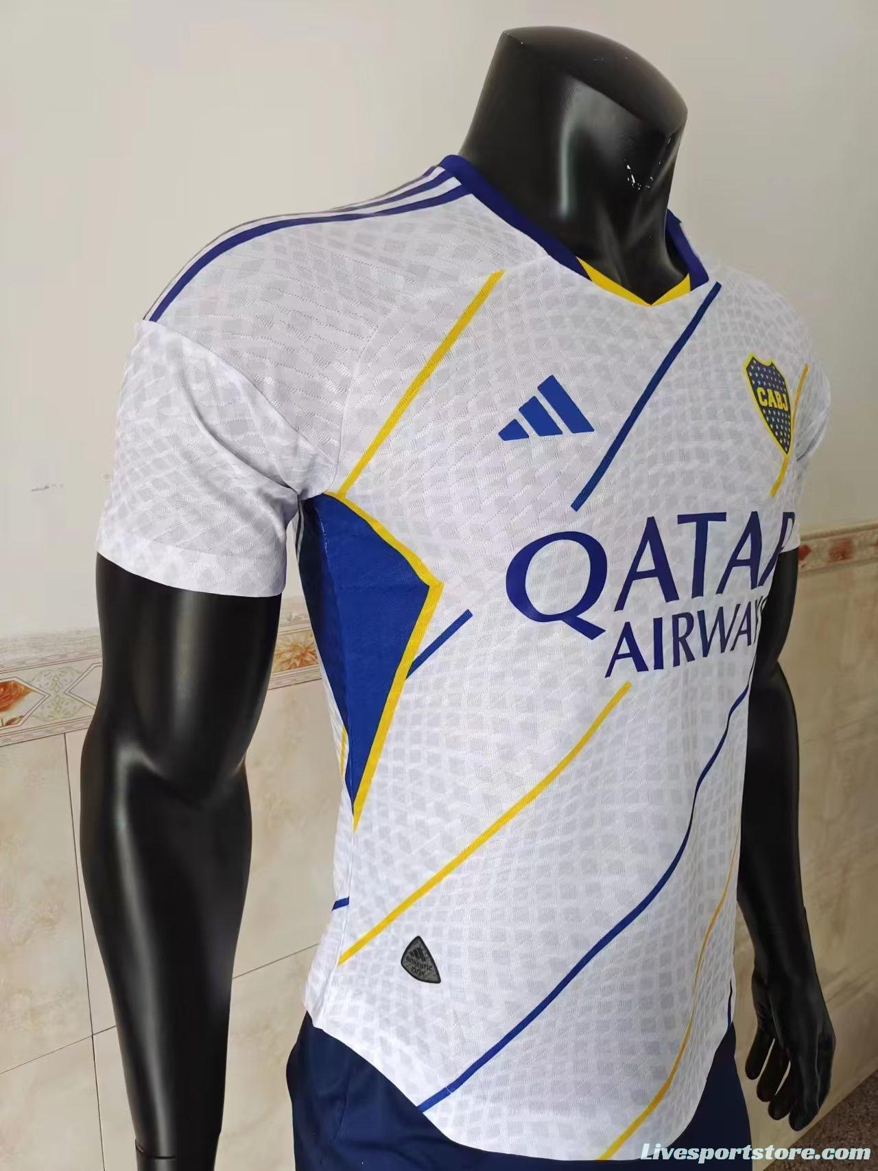 Player Version 23-24 Boca Juniors White Jersey