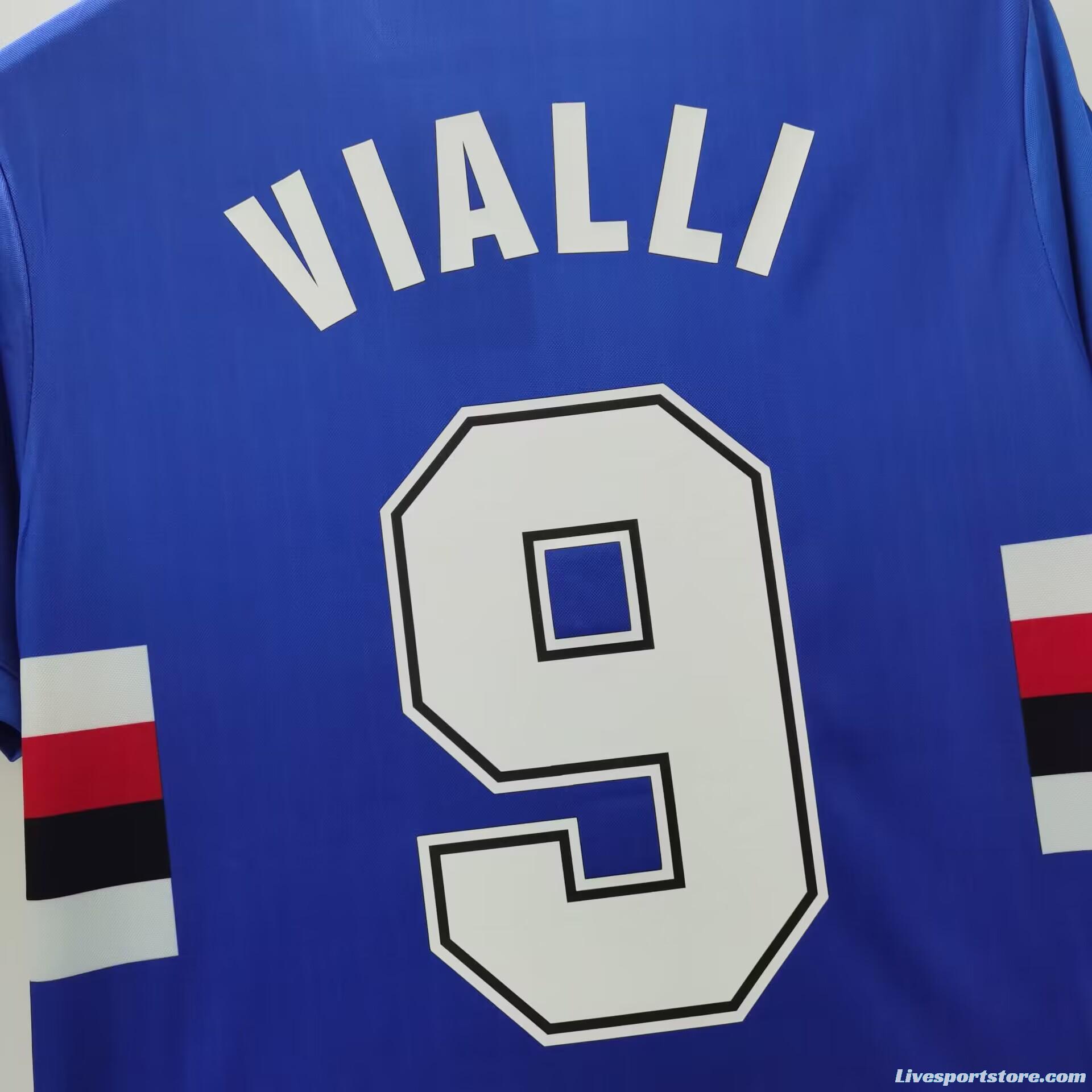 Retro 91/92 Sampdoria Home Jersey