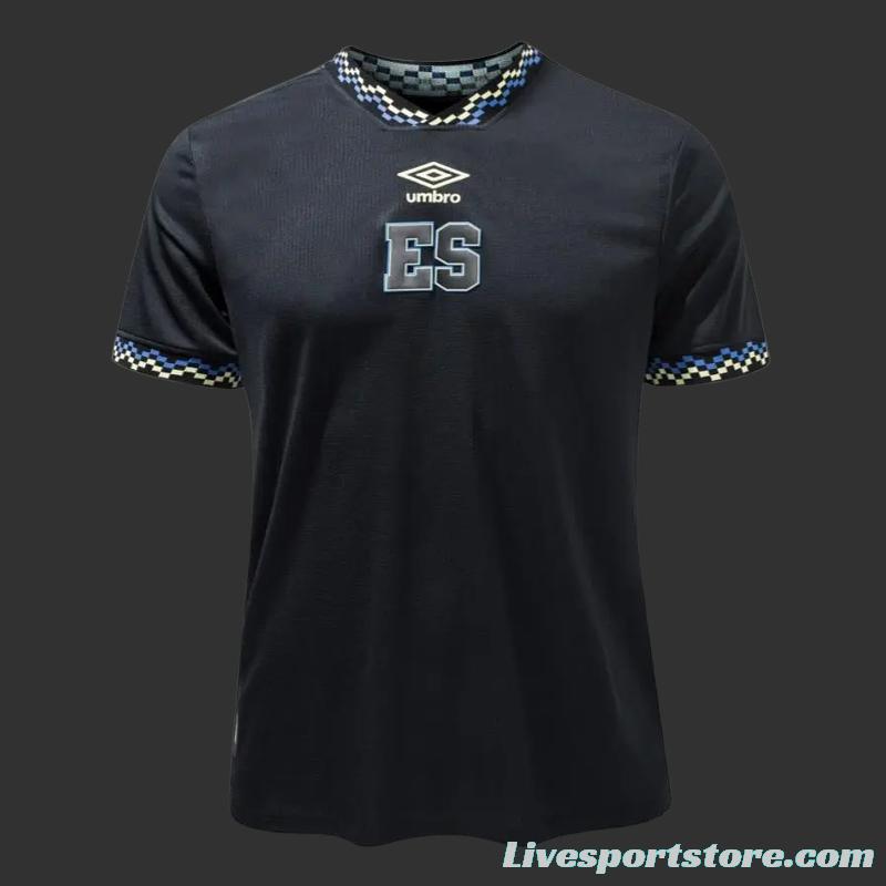 2023 EL Salvador Black Jersey