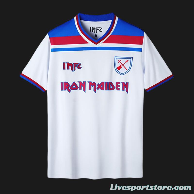 Retro 22/23 Iron Maiden X West Ham White Jersey