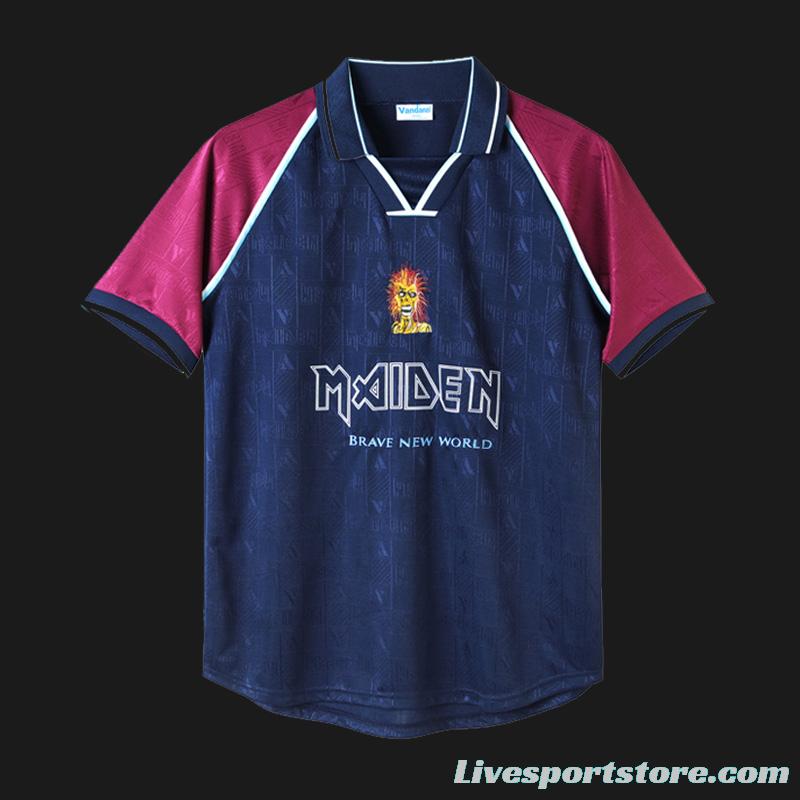 Retro 99/01 West Ham United x Iron Maiden Home Jersey