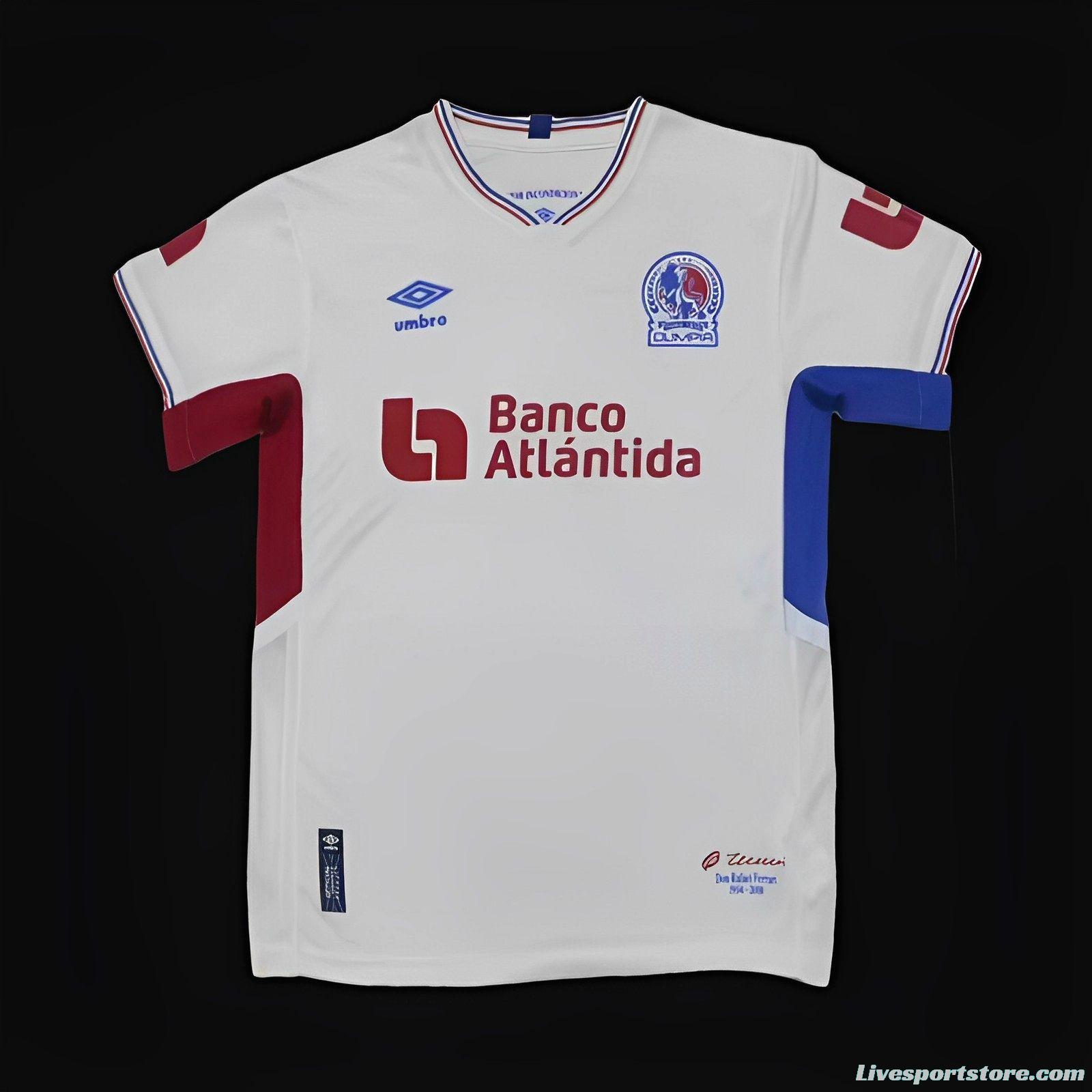 2022 Honduras C.D. Olimpia Home Jersey