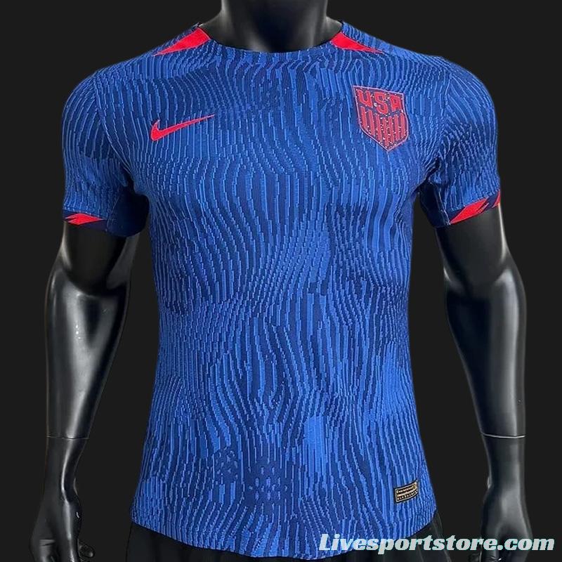 Player Version 23/24 USA Away Blue Jersey