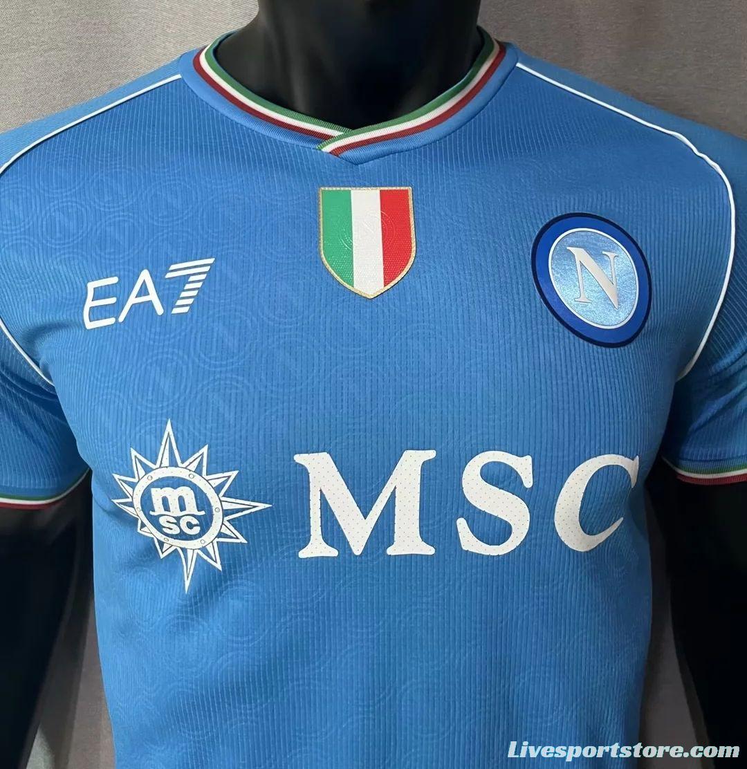 Player Version 23/24 Napoli Home Jersey