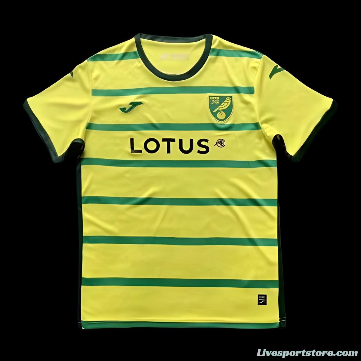 23/24 Norwich City Home Jersey