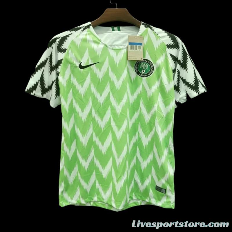 Retro 2018 Nigeria Home Jersey