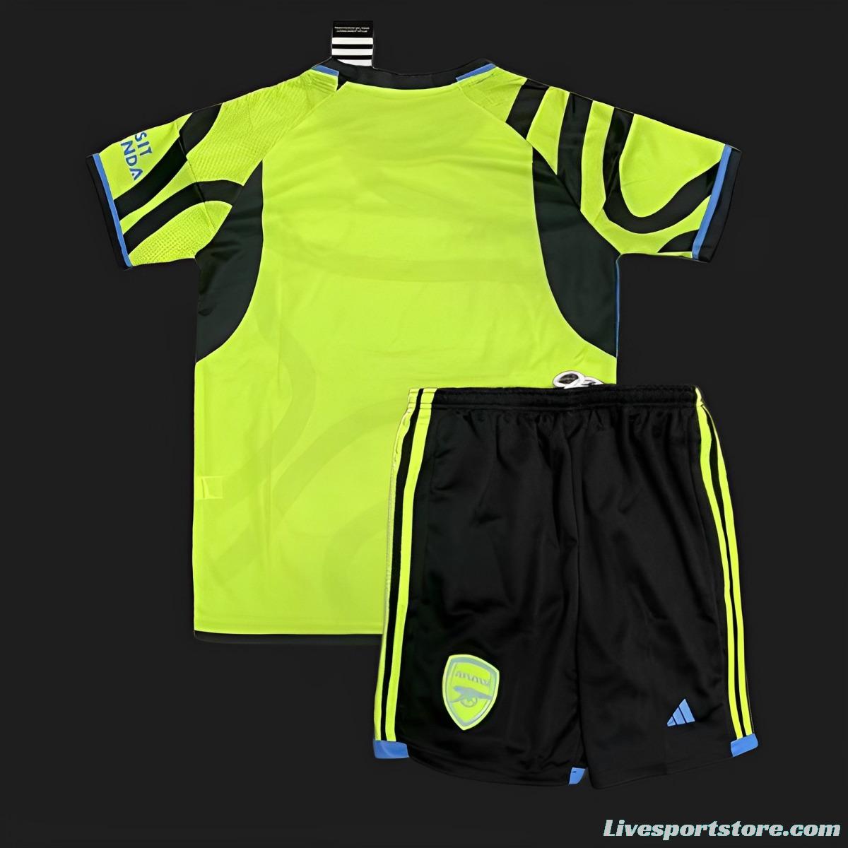 23/24 Kids Arsenal Away Green Jersey