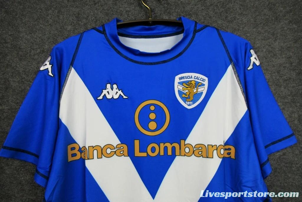 Retro 03/04 Brescia Away Blue Jersey