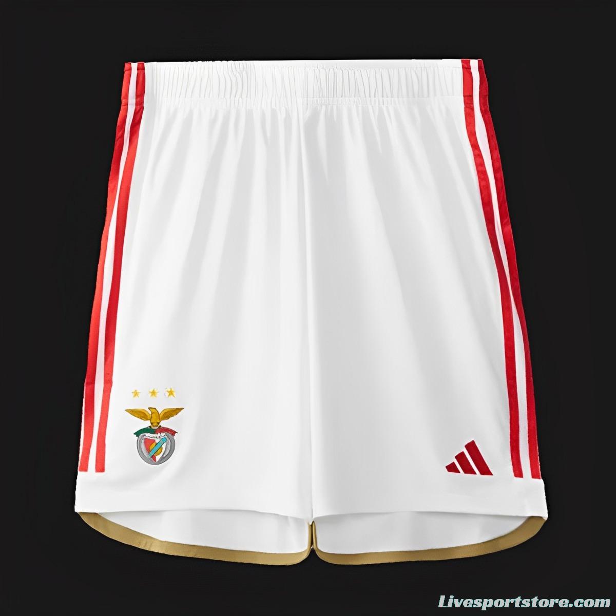 23/24 Benfica Home Shorts