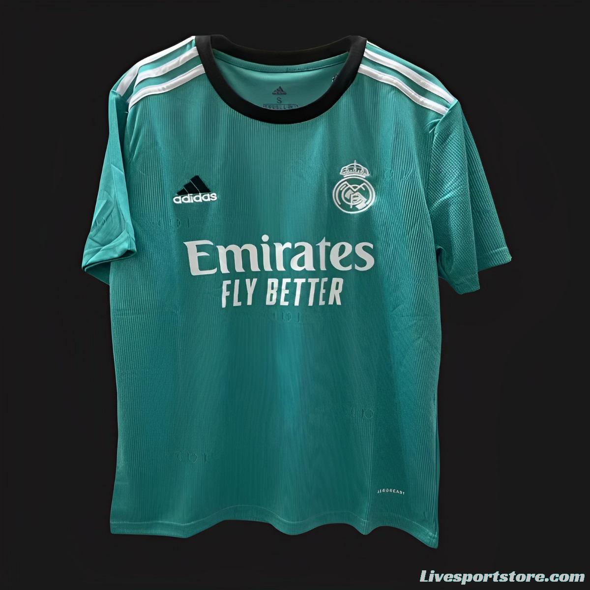 Retro 21/22 Real Madrid Third Green Jersey