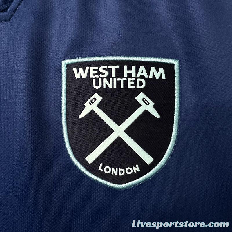 23/24 West Ham Third Blue Jersey