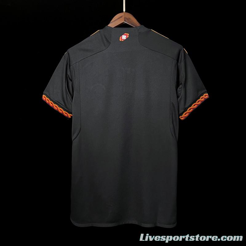 23/24 Roma Third Black Jersey