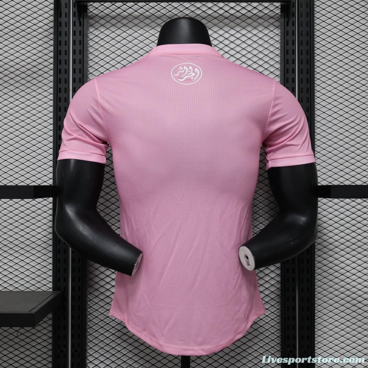 Player Version 2023 Algeria Pink Special Jersey