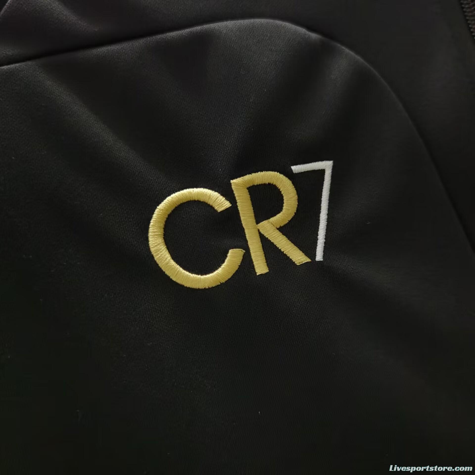 23/24 Sporting Lisbon CR7 Black Full Zipper Jacket