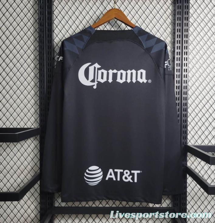 23/24 Club America Black Long Sleeve Goalkeeper Jersey