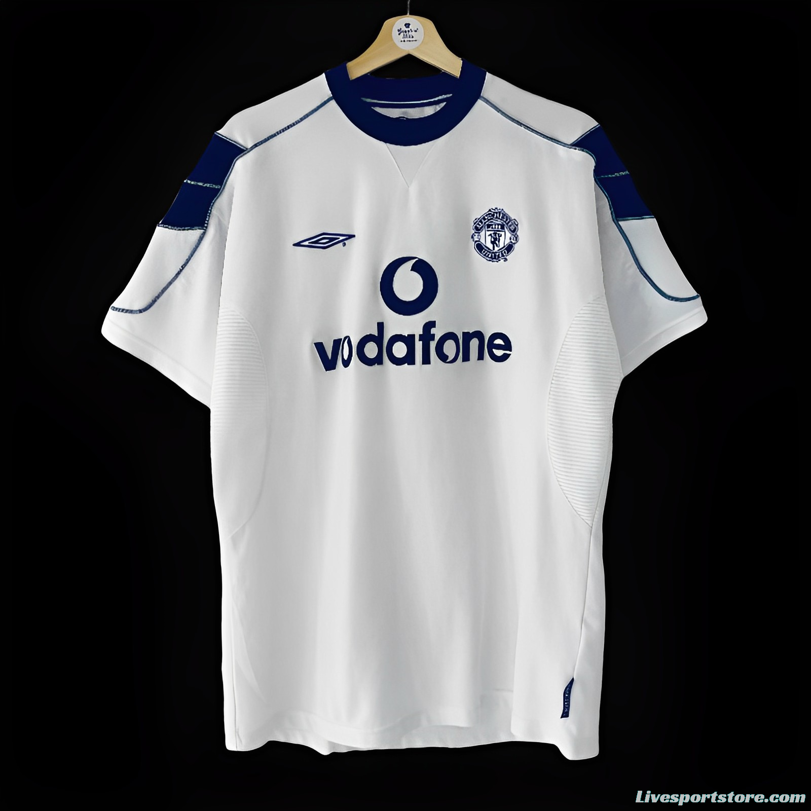 Retro 00/1 Manchester United Away White Jersey