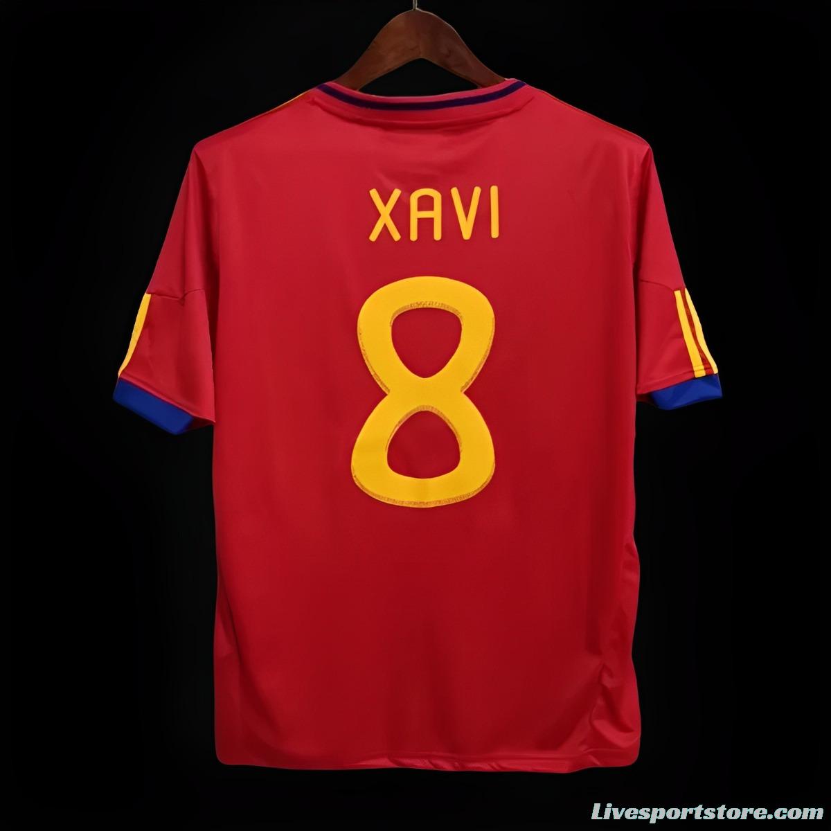 Retro 2010 Spain Home Jersey