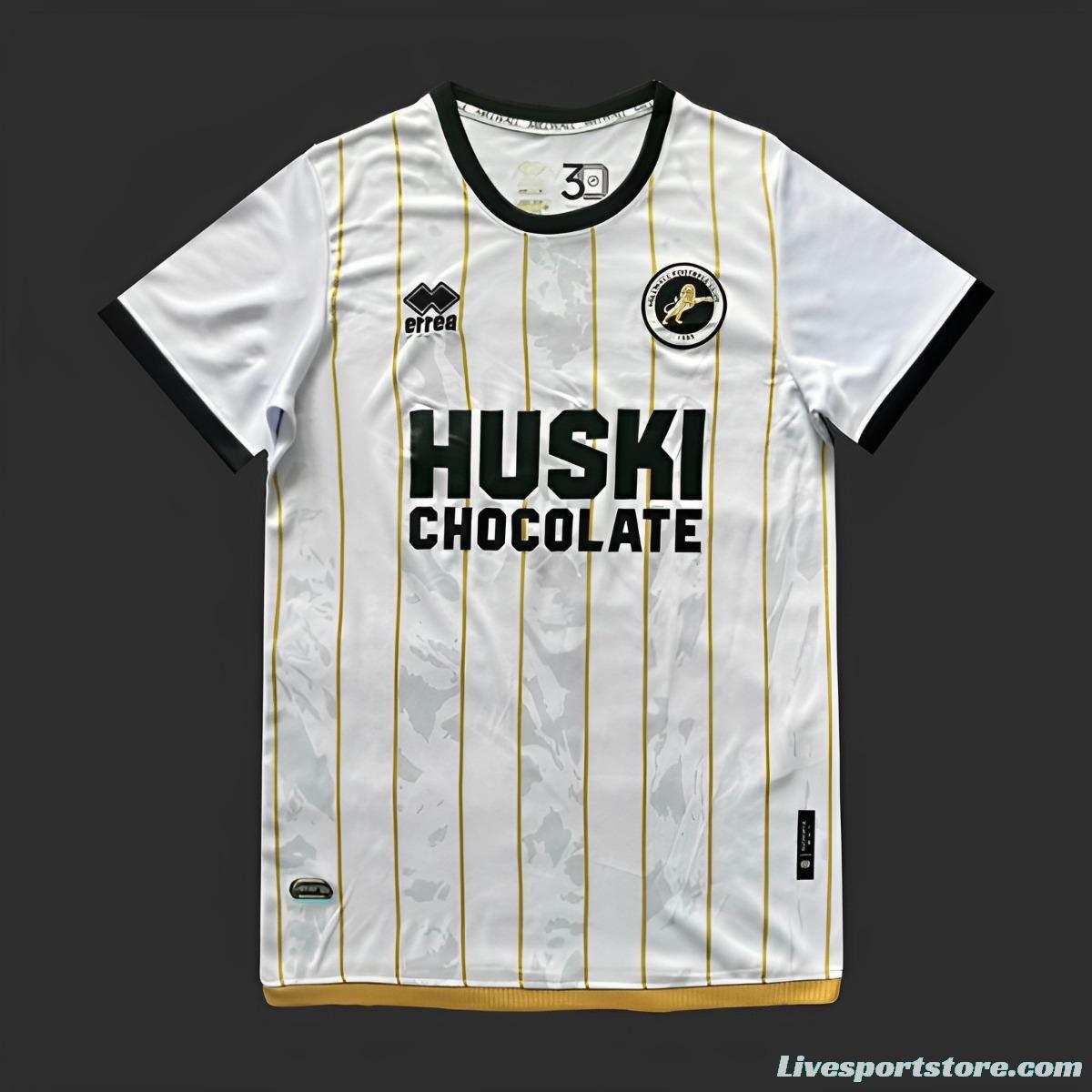 23/24 Millwall Away White Jersey