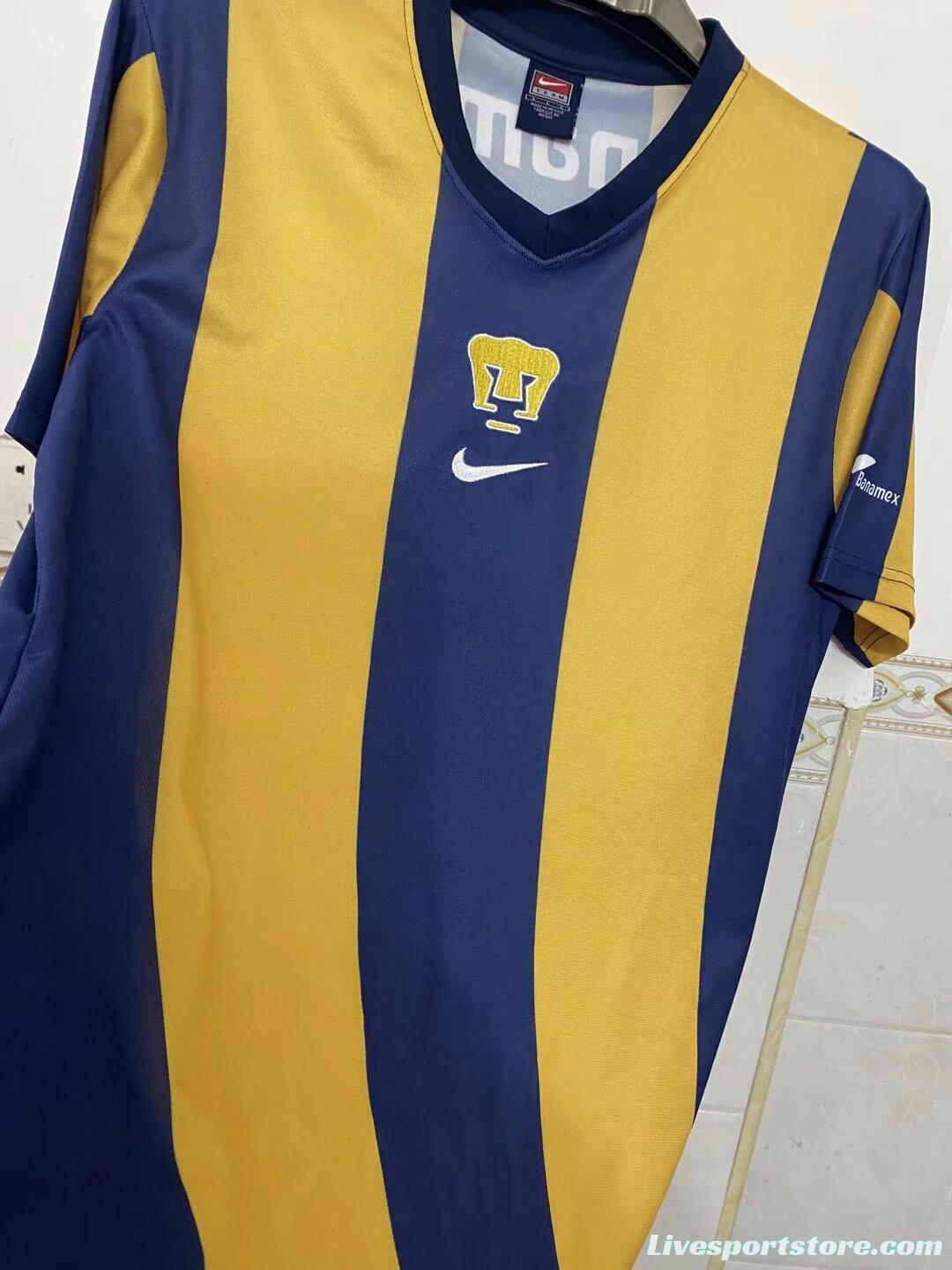 Retro 00/01 Pumas UNAM Home Jersey