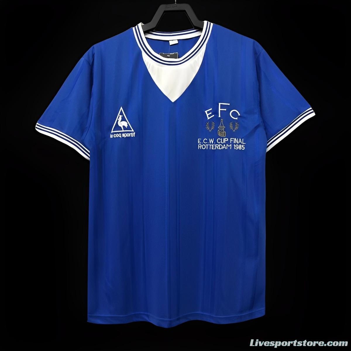 Retro 85/86 Everton Home Soccer Jersey