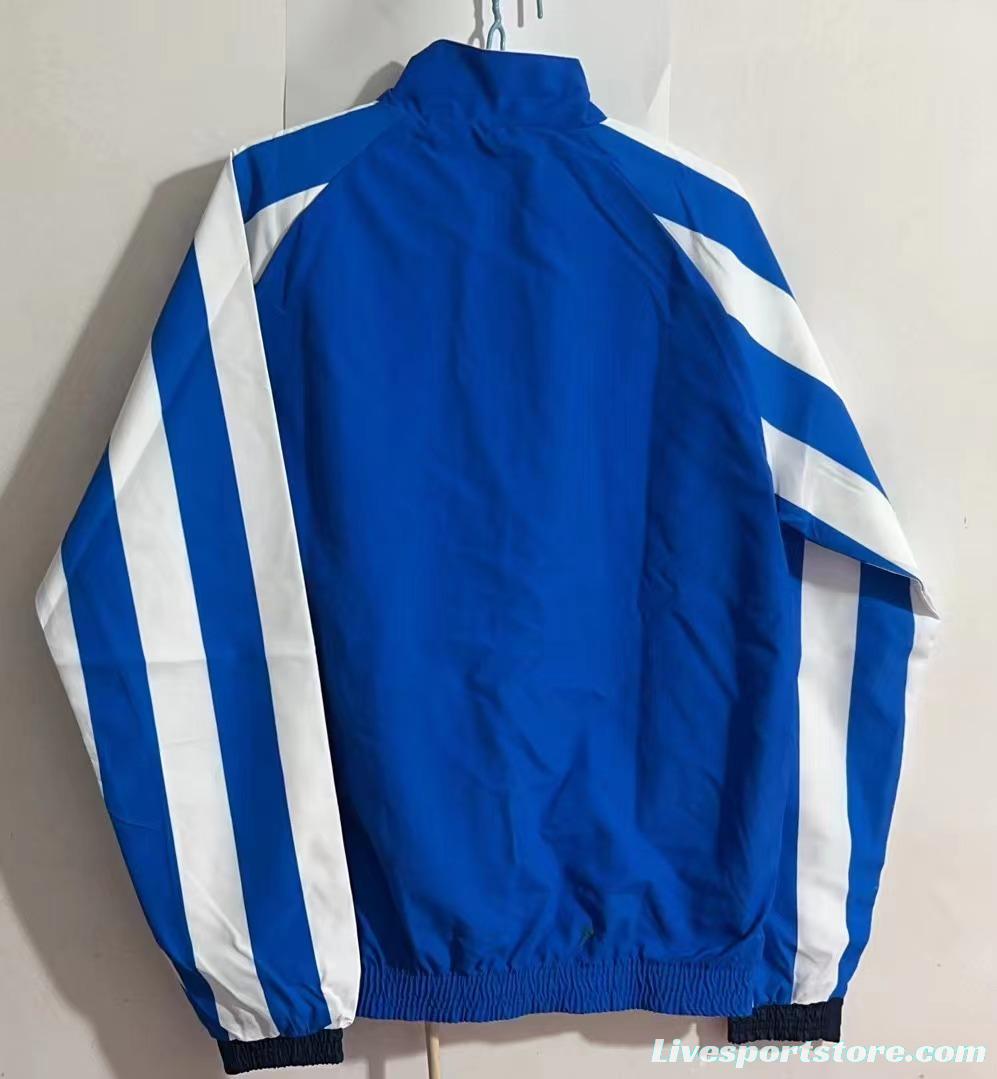 23/24 Napoli Blue/White Reversible Full Zipper Jacket