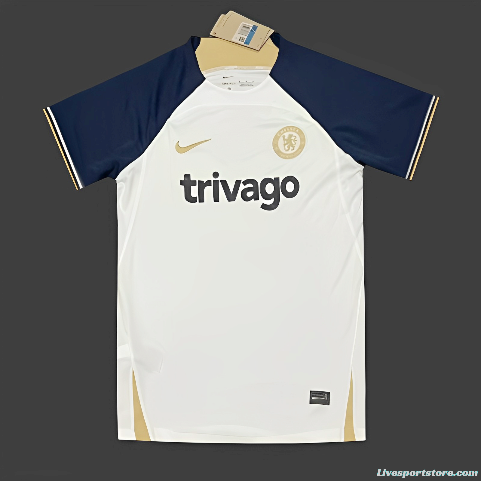 23/24 Chelsea White/Navy Training Jersey