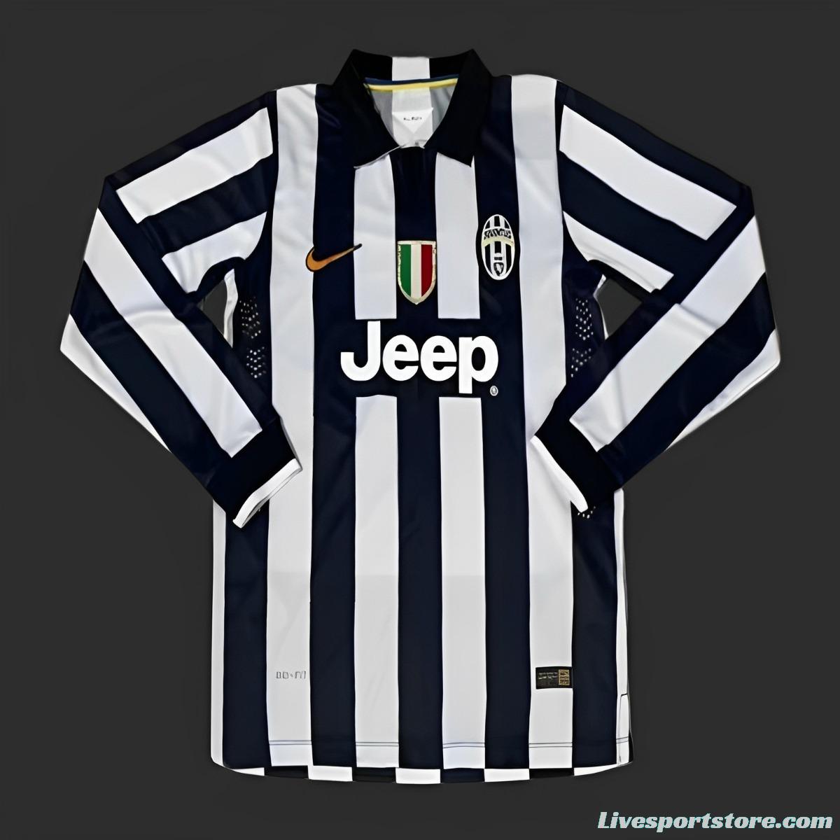 Retro 14/15 Juventus Home Long Sleeve Jersey