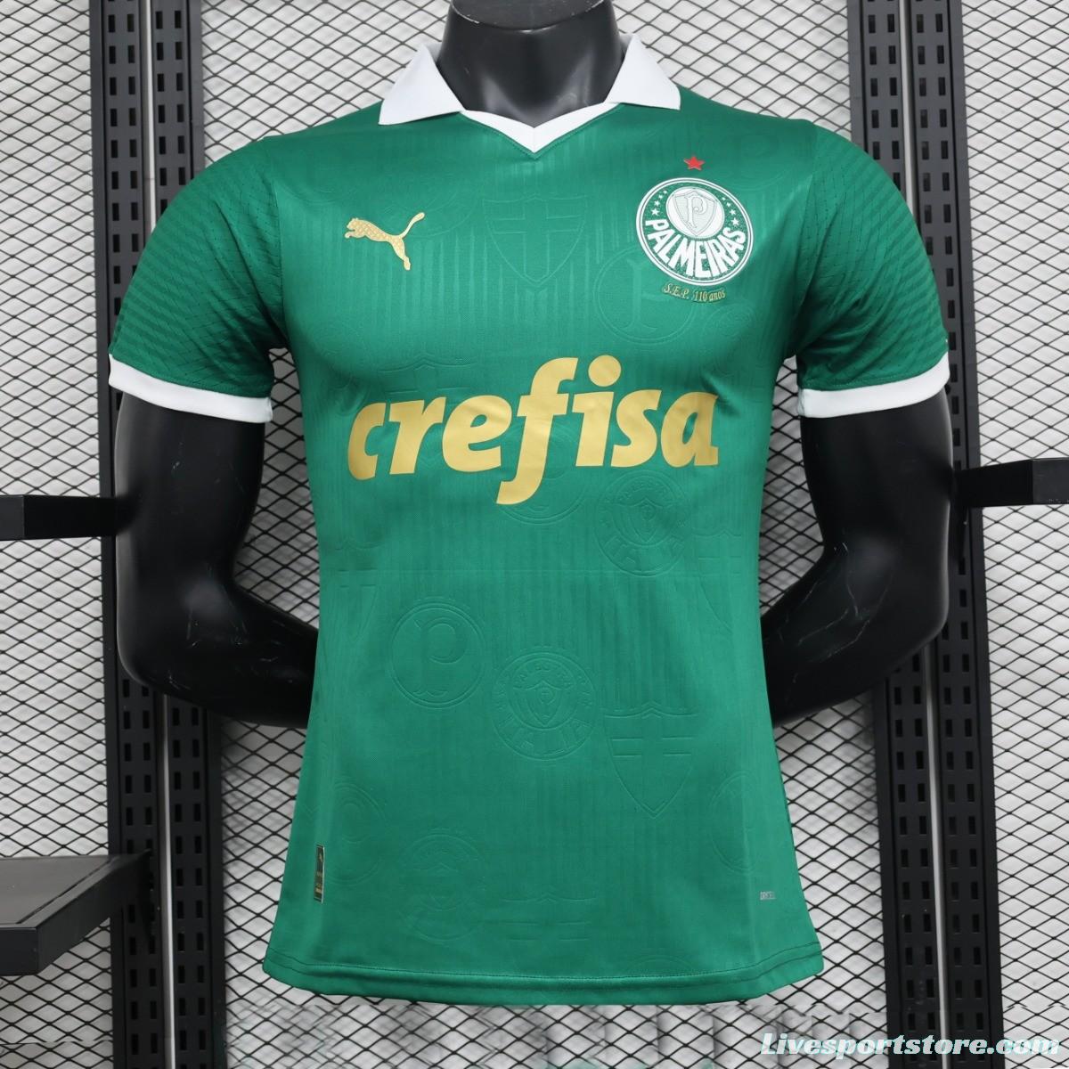 Player Version 24/25 Palmeiras Home Jersey