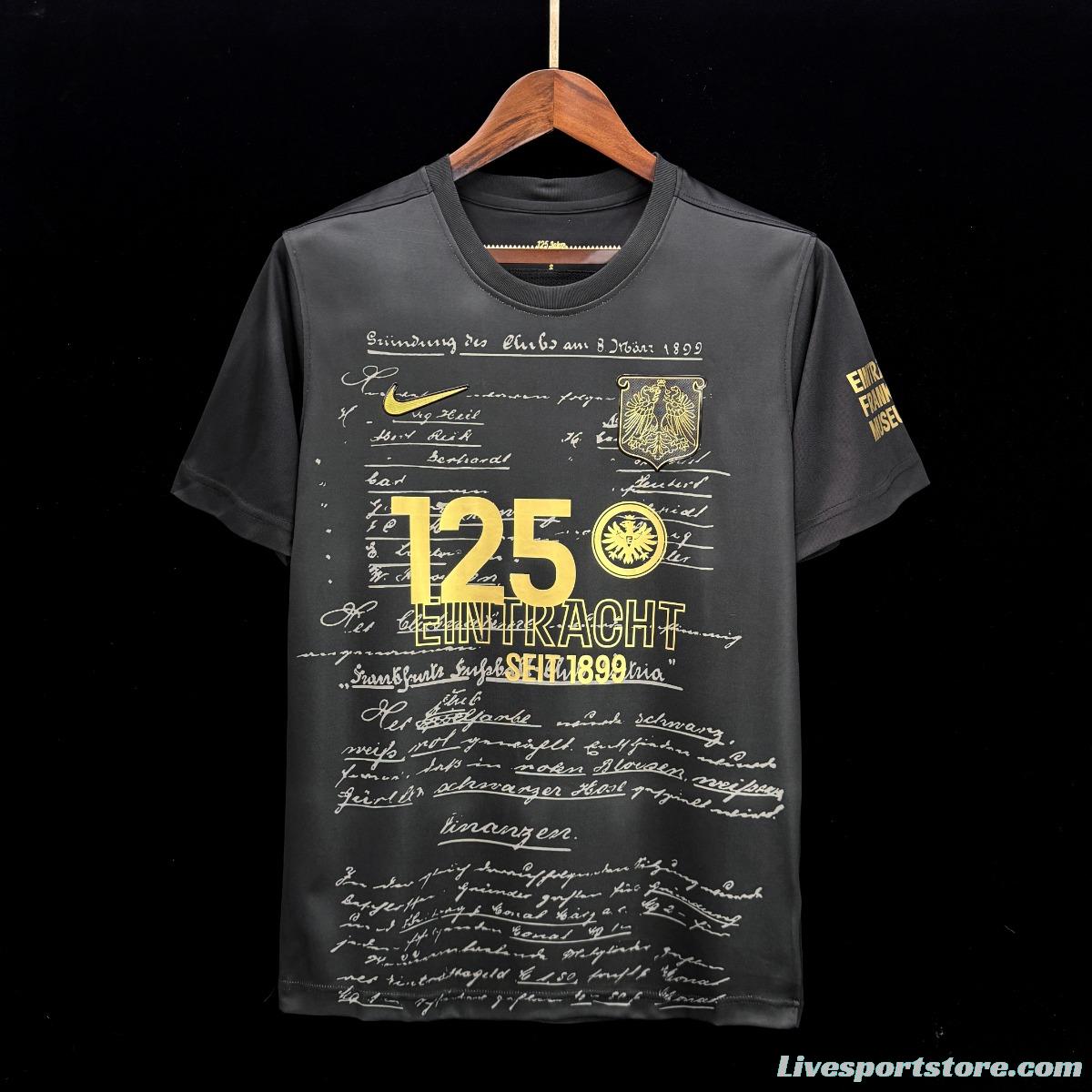 23/24 Eintracht Frankfurt 125-Year Anniversary Black Jersey