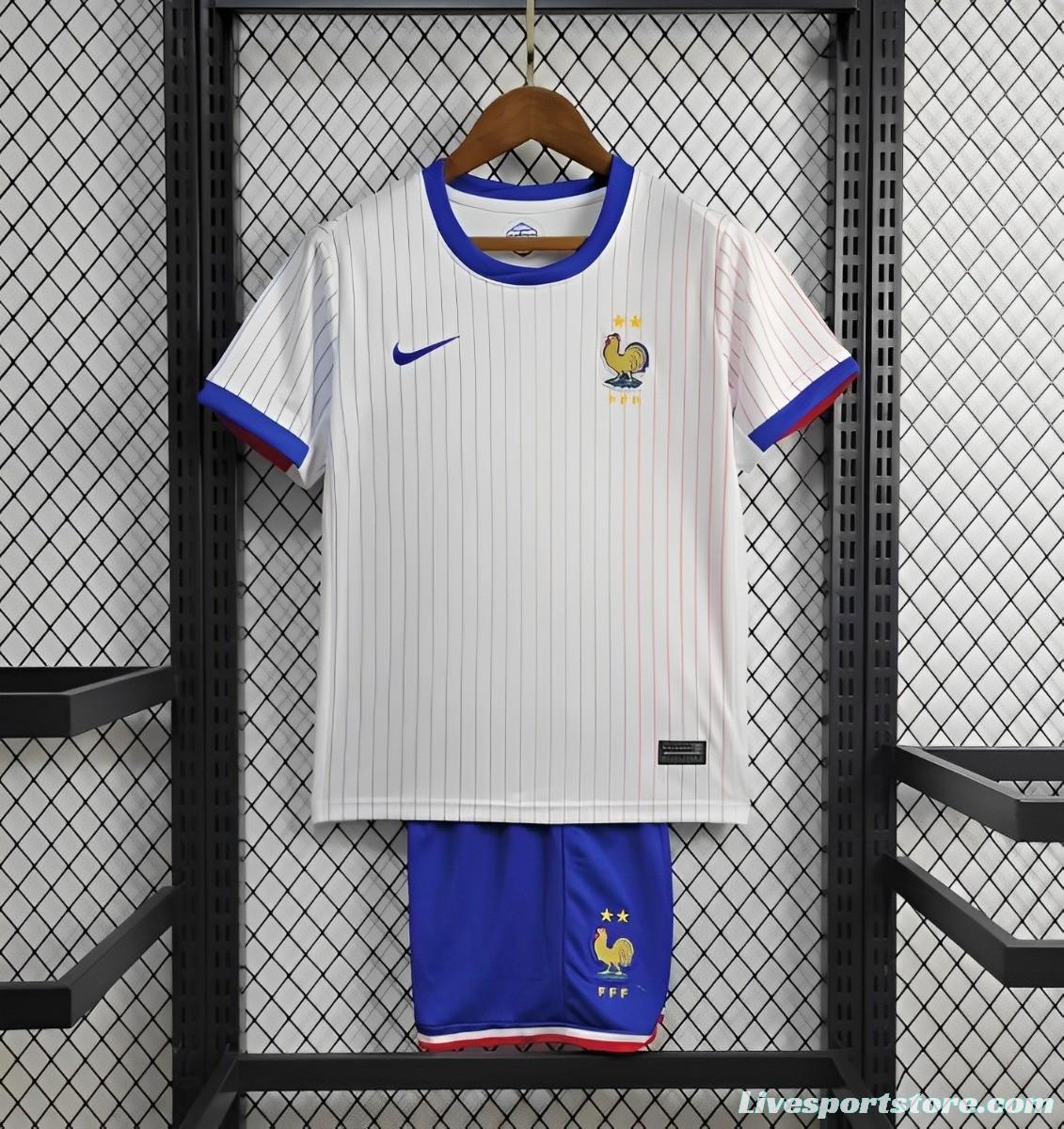 24/25 Kids France Away Jersey