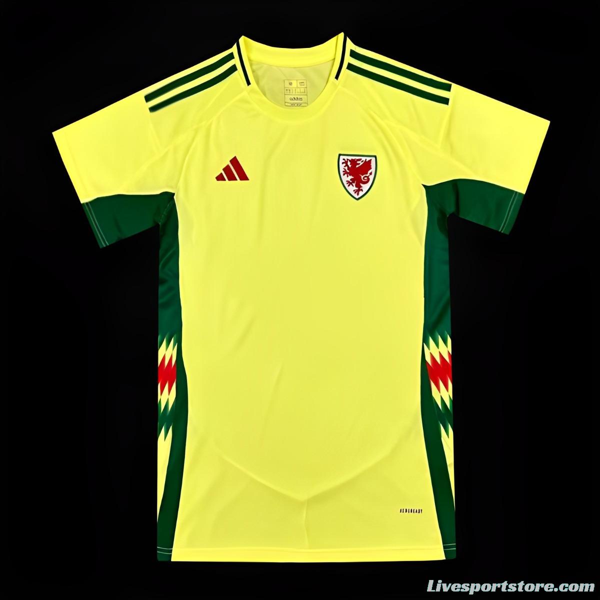 2024 Wales Away Yellow Jersey