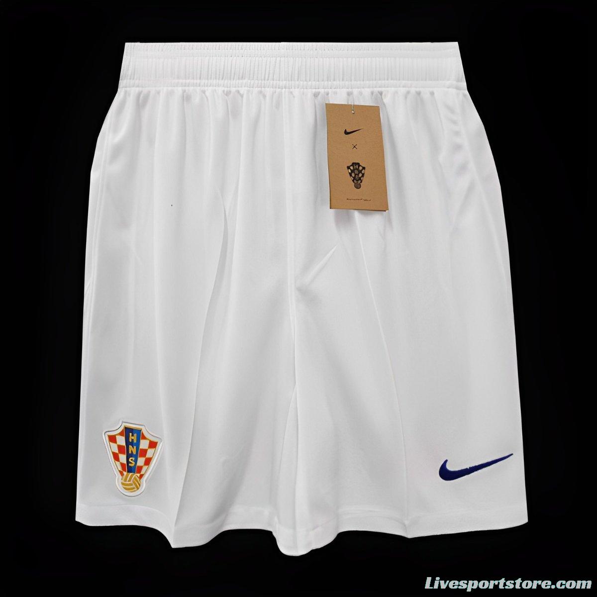 2024 Croatia Home Shorts