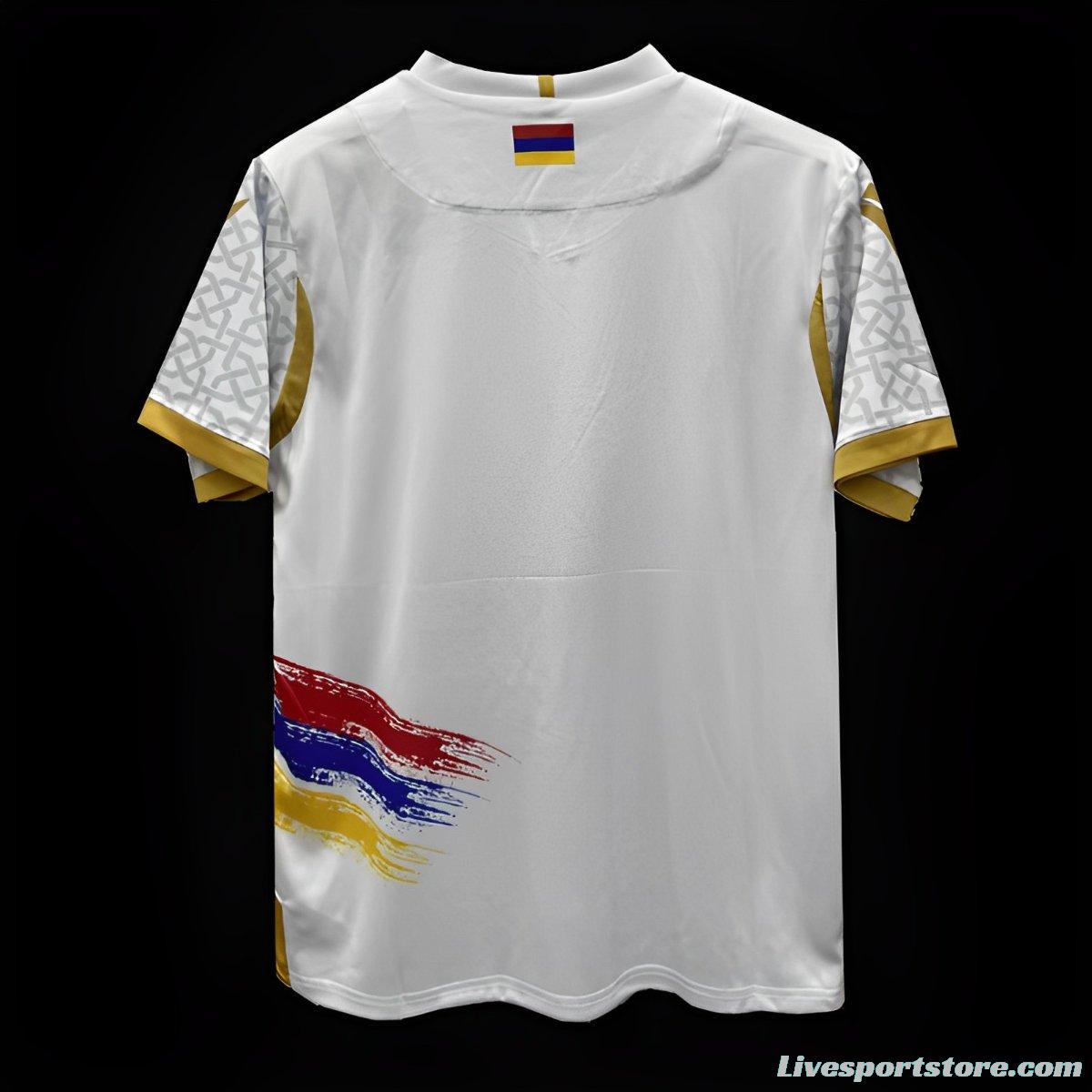 2024 Armenia Third White Jersey