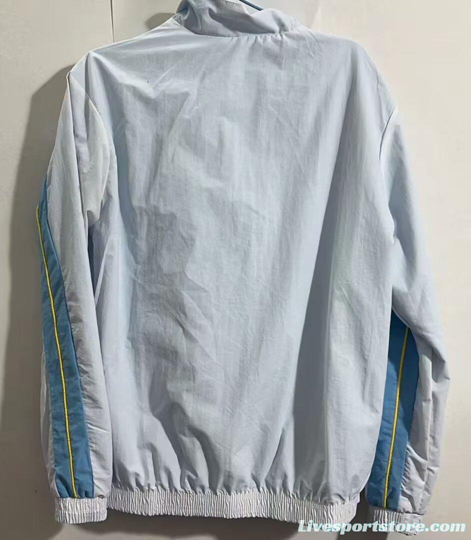 23/24 Lazio White/Blue Reversible Windbreaker