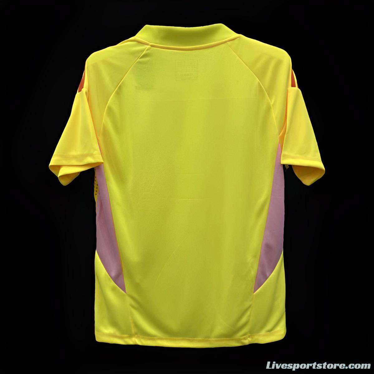 2024 Mexico Yellow Goalkeeper Jersey