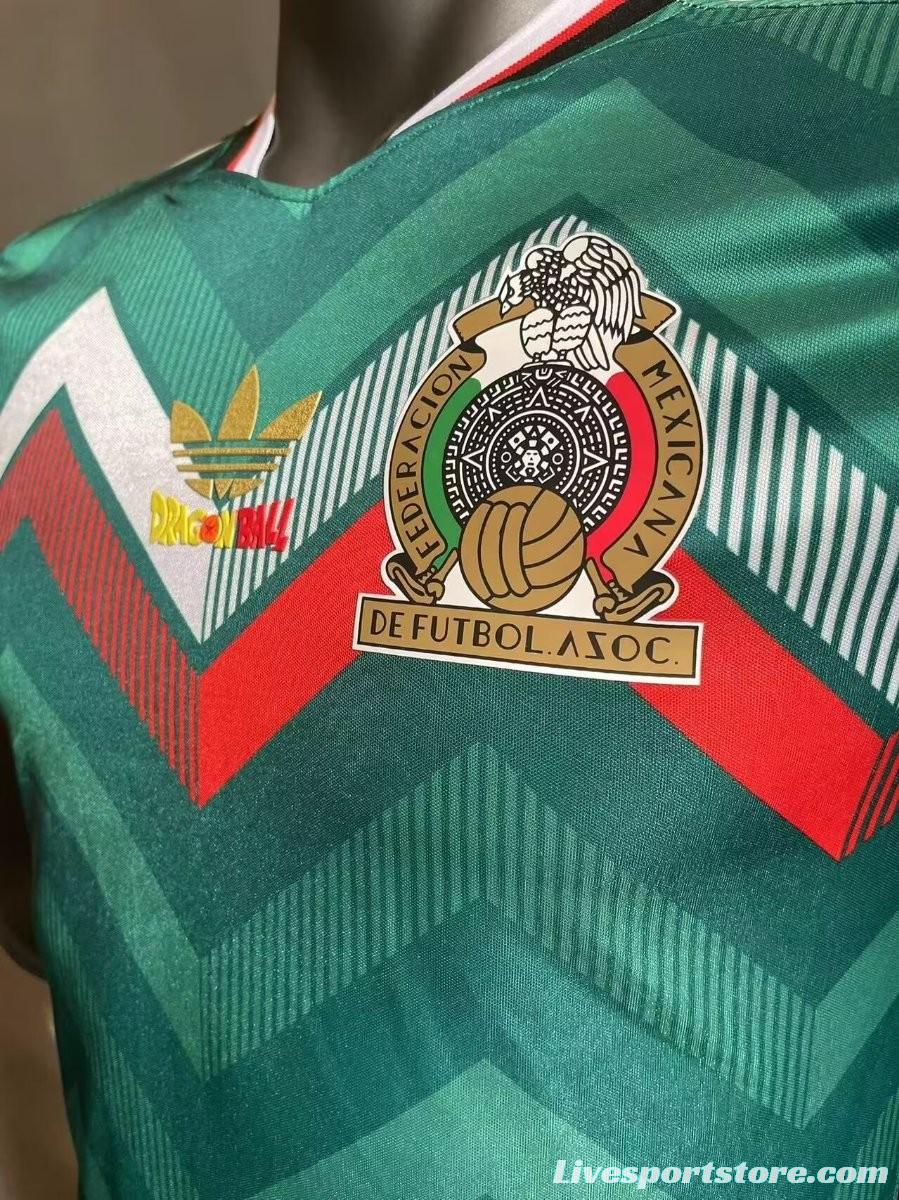 Player Version 2024 Mexico Green Dragon Ball Special Jersey