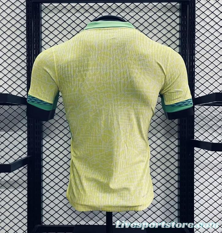 Player Version 2024 Brazil Home Jersey