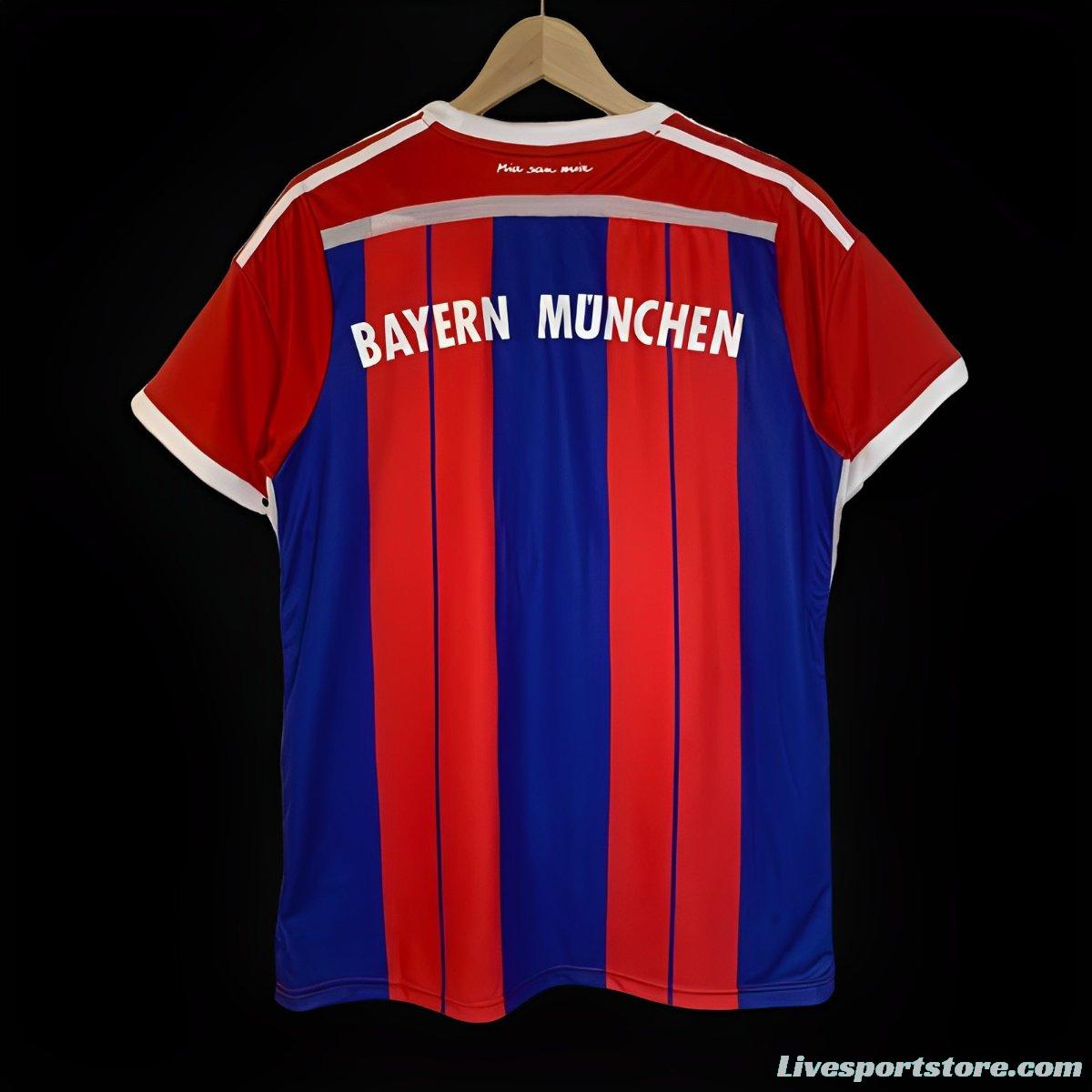 Retro 14/15 Bayern Munich Home Jersey