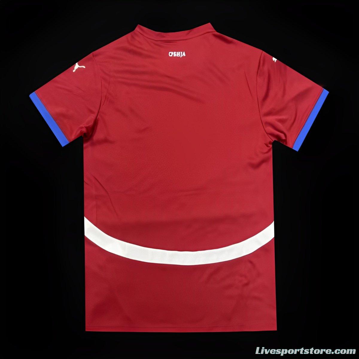 2024 Serbia Home Jersey