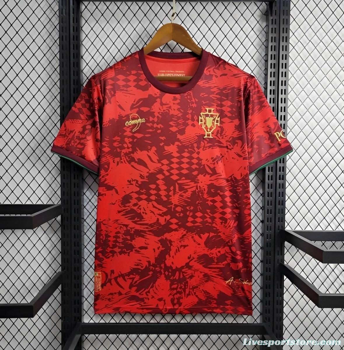 2024 Portugal Comma Red Special Jersey