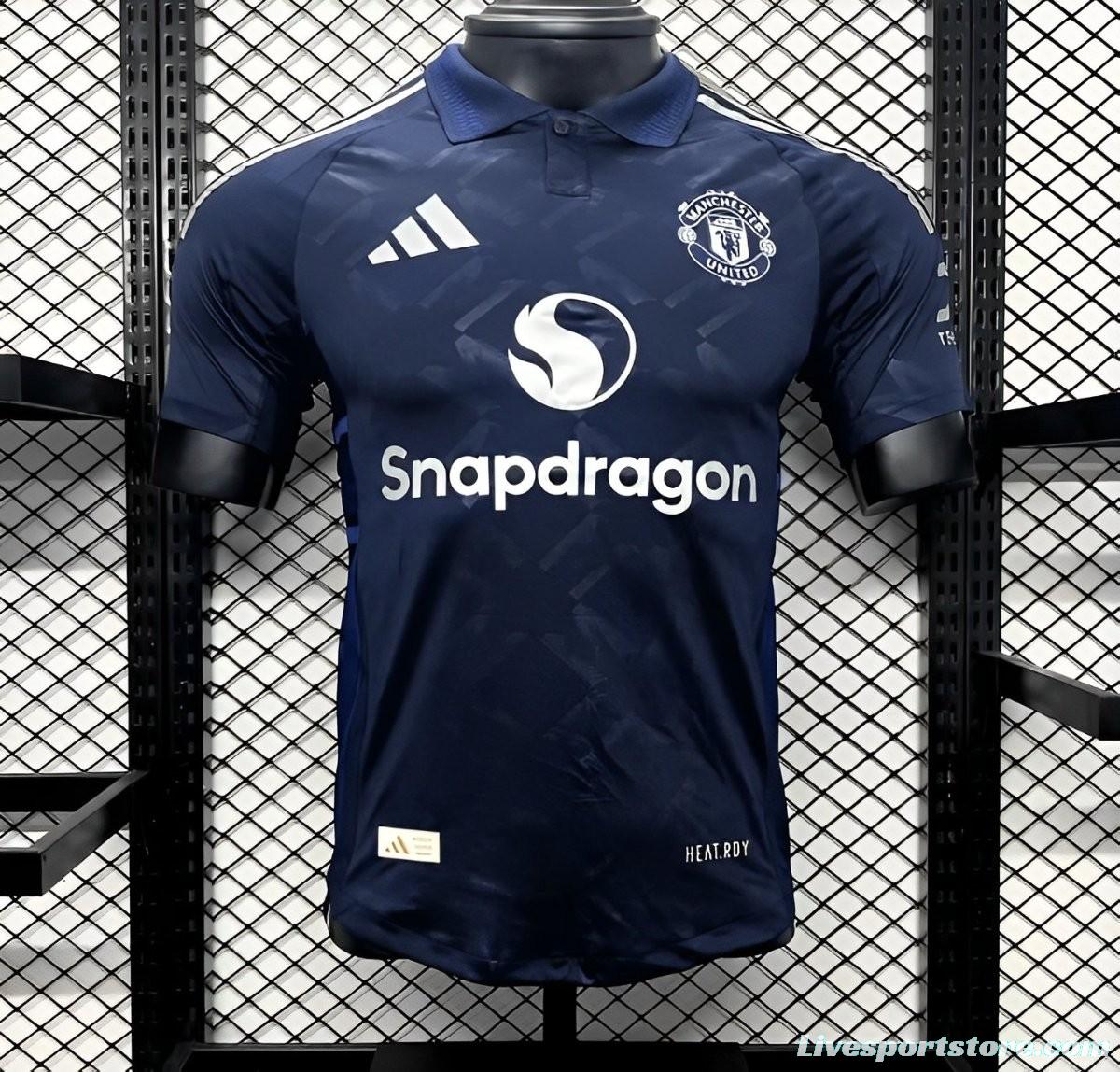 Player Version 24/25 Manchester United Away Navy Jersey