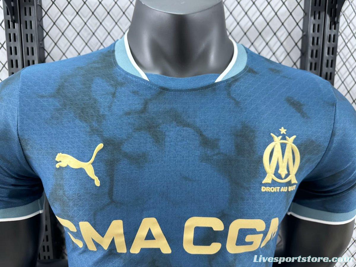 Player Version 24/25 Olympique Marseille Away Navy Jersey